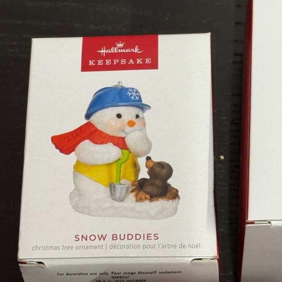 5 Hallmark Keepsake 2023 BRAND NEW Snowman Christmas Holiday Winter Ornaments - Picture 4 of 11